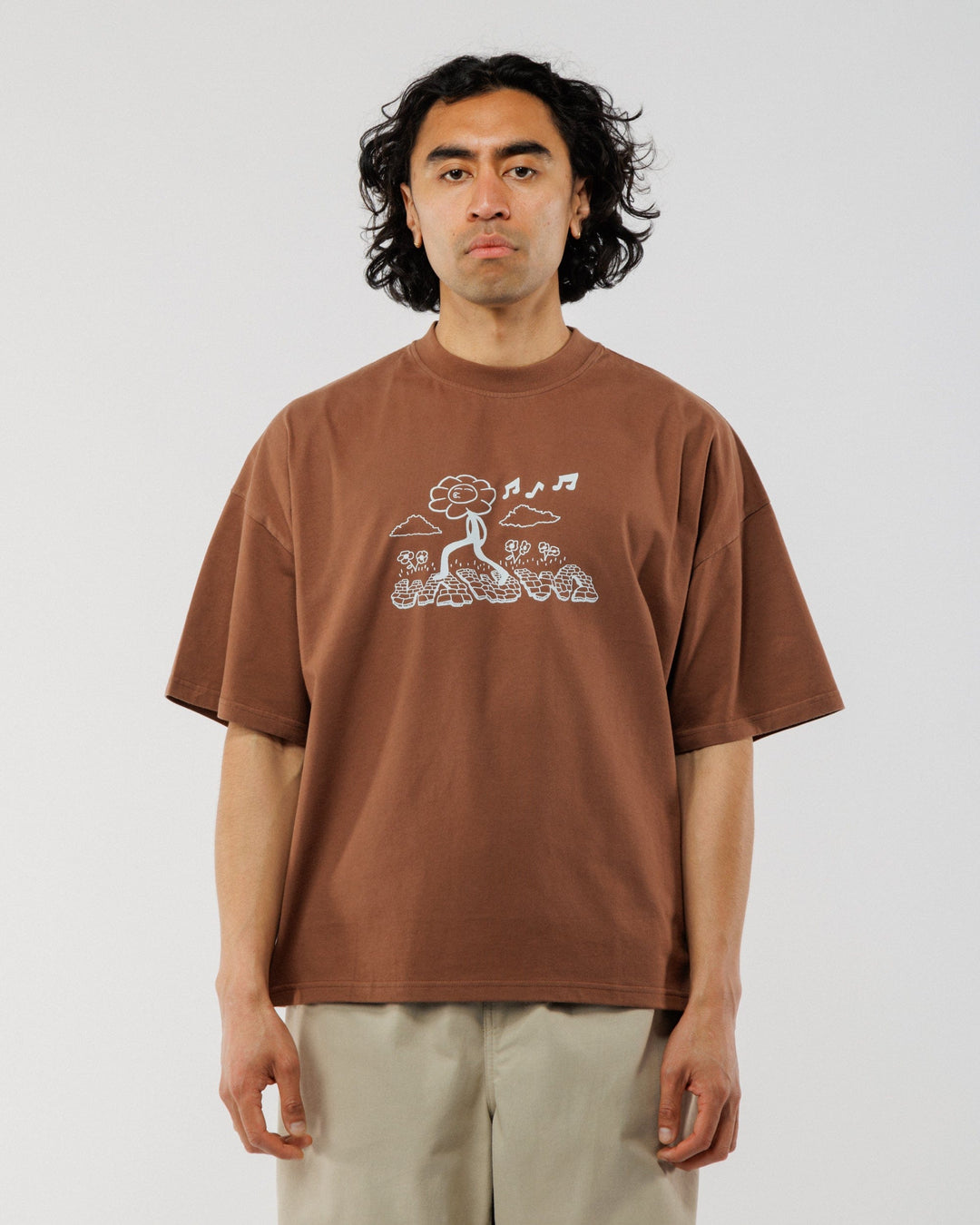 Whistling Box T-Shirt - Brown