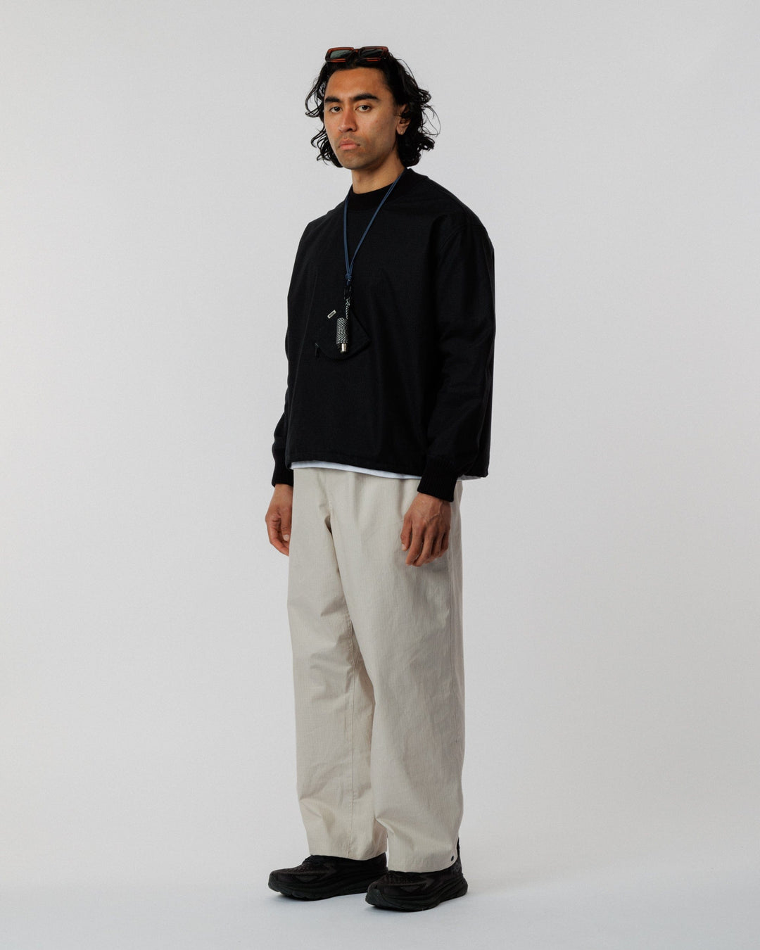 Ripstop Pullover - Black