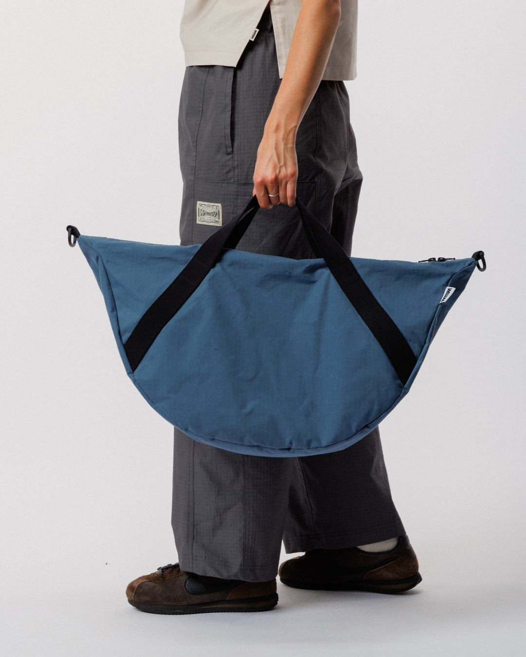 Water Resistant Duffle Bag - Slate Blue