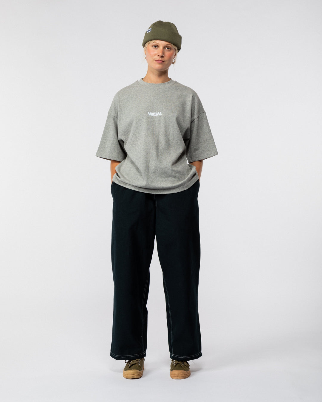 Zama Pant - Navy/White