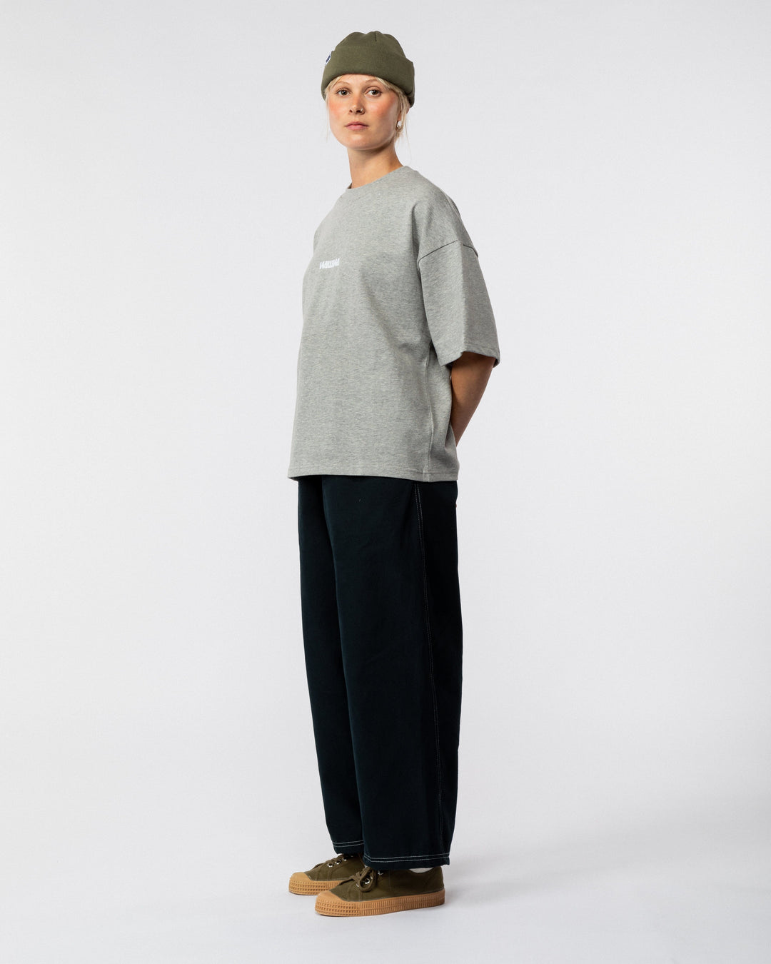 Zama Pant - Navy/White