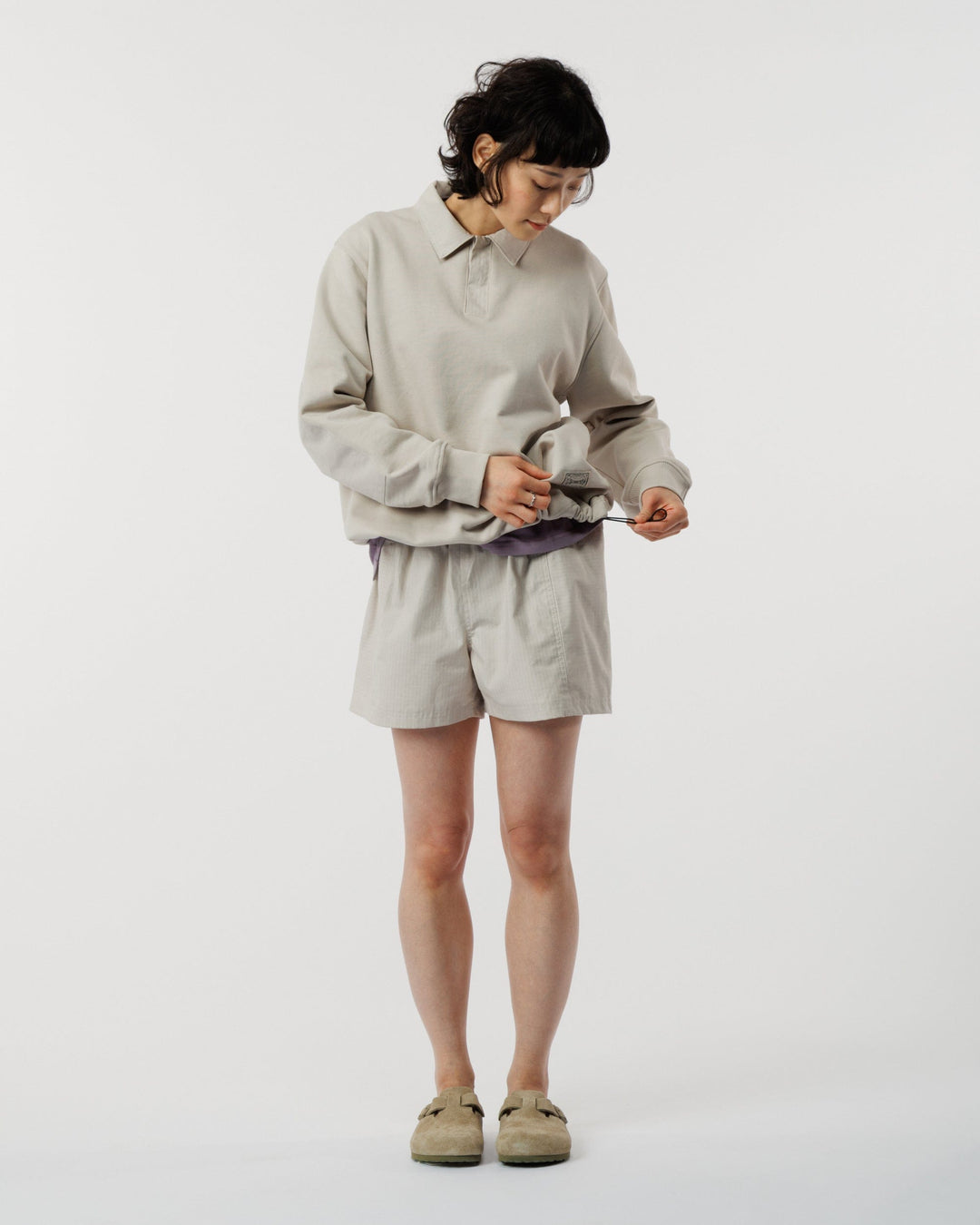 Ellis Rugby Sweatshirt - Stone
