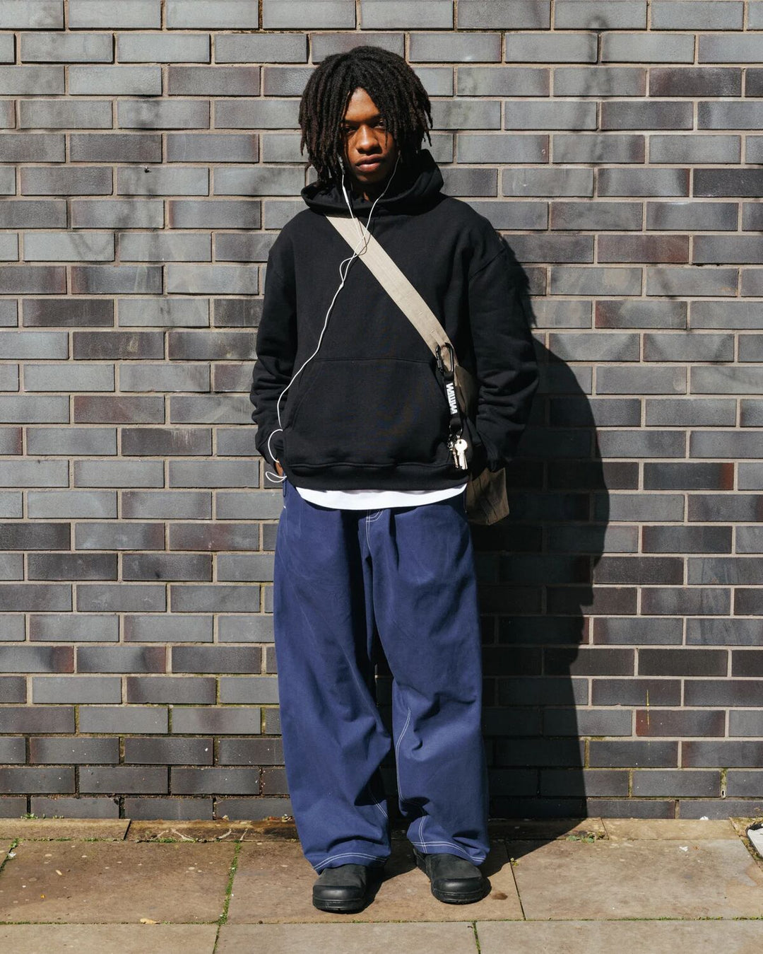Zama Pant - Navy/White