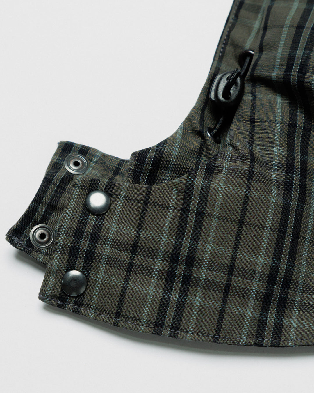 Detachable Hood - Charcoal Check