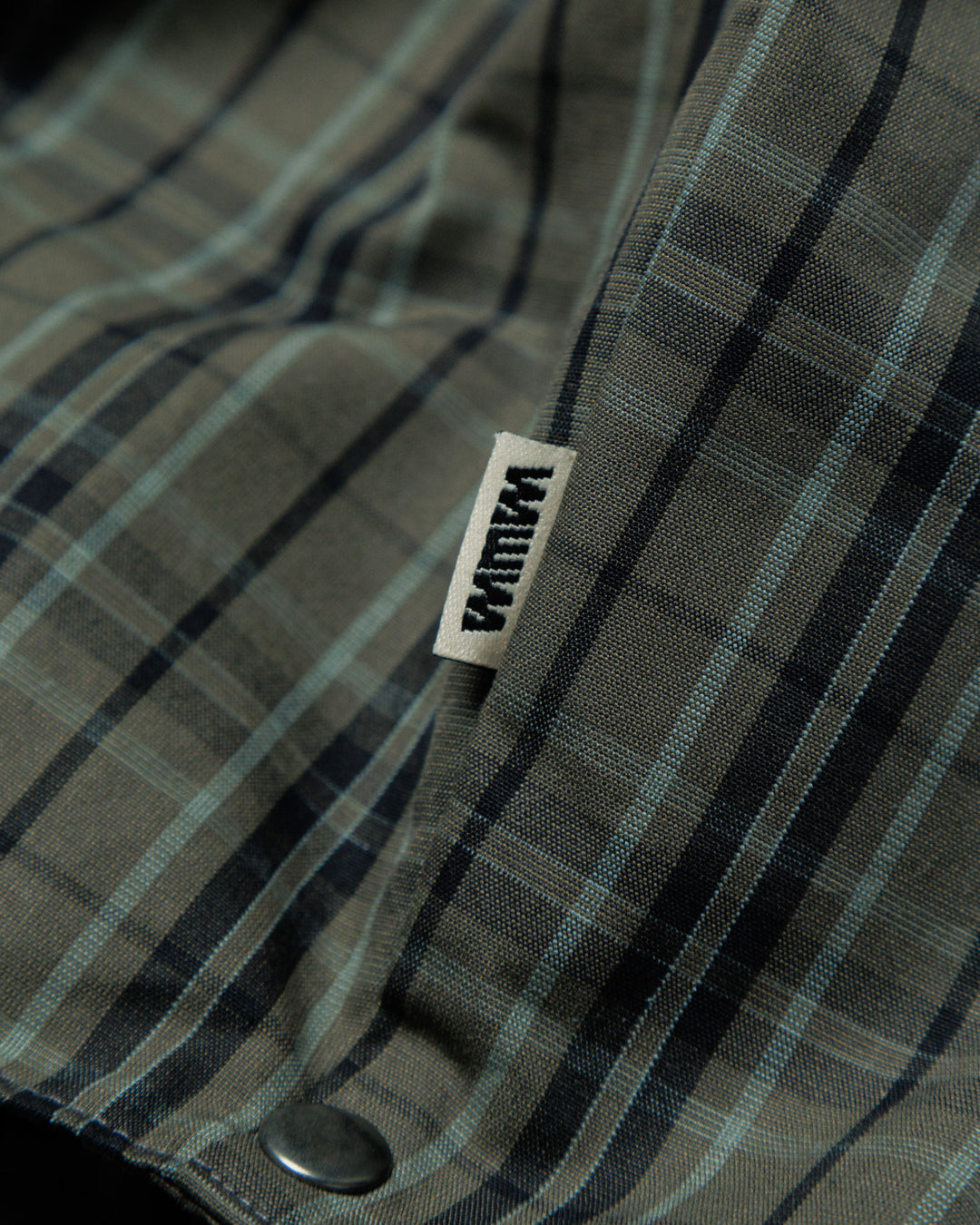 Detachable Hood - Charcoal Check