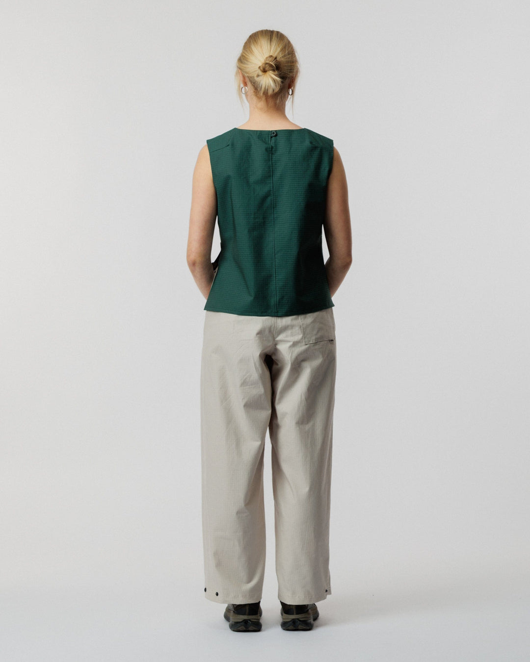 Aimee Tie Top- Pine