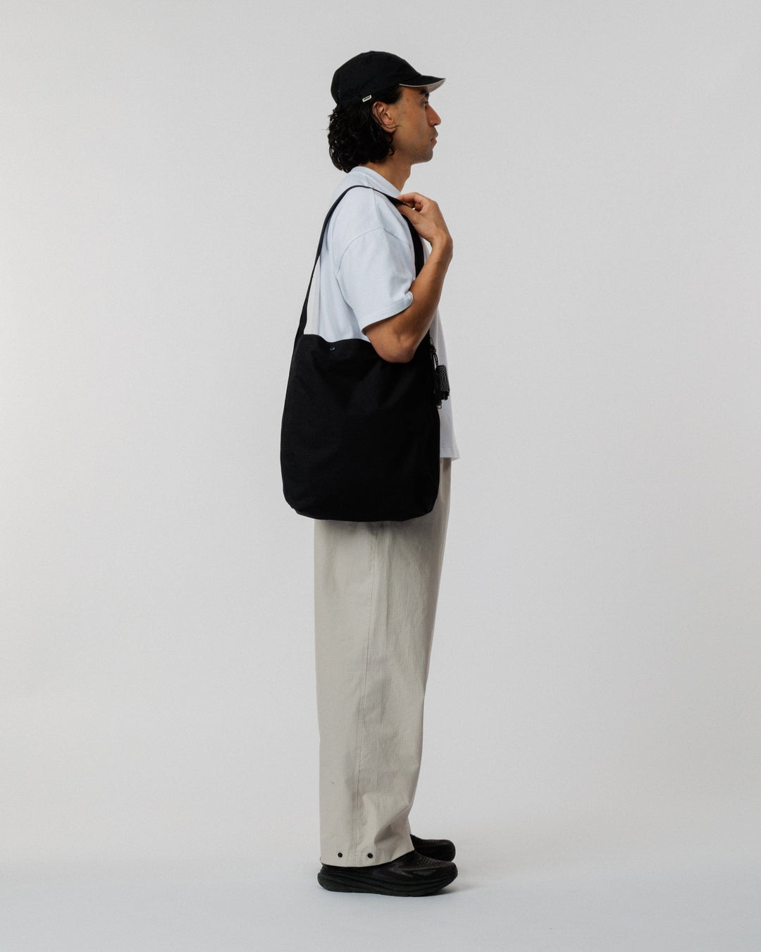 Ripstop Bar Tack Tote Bag - Black