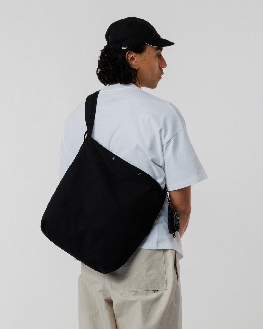 Ripstop Bar Tack Tote Bag - Black