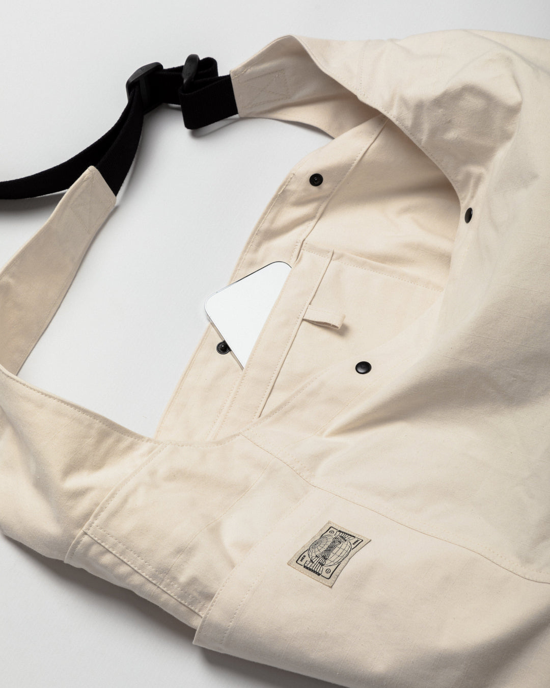 Studio Ripstop Crossbody Tote - Natural