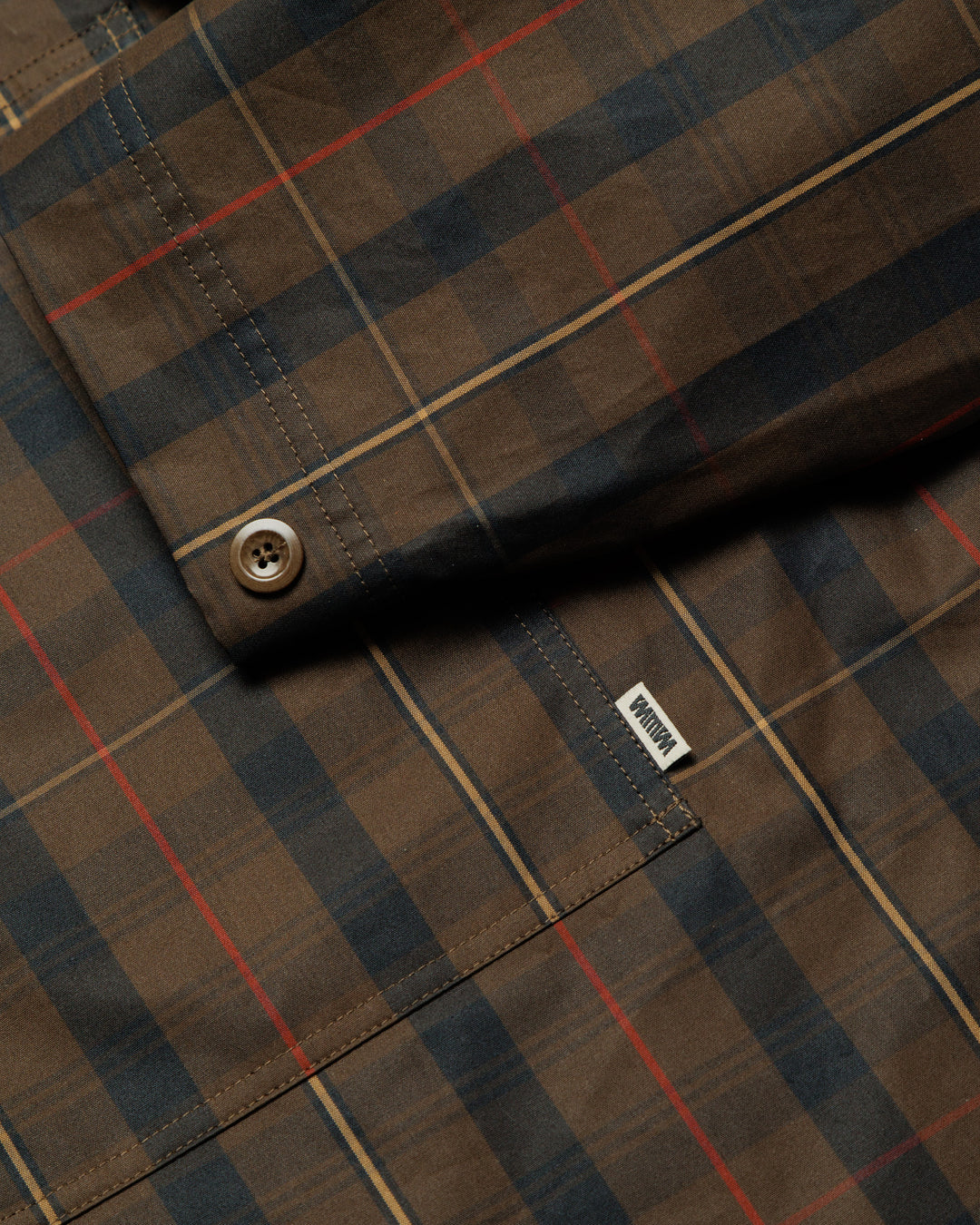 Nell Overshirt & Hood Set - Brown Check