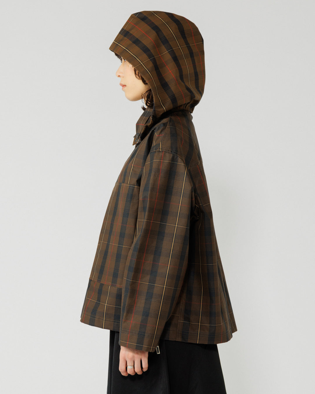 Detachable Hood - Brown Check
