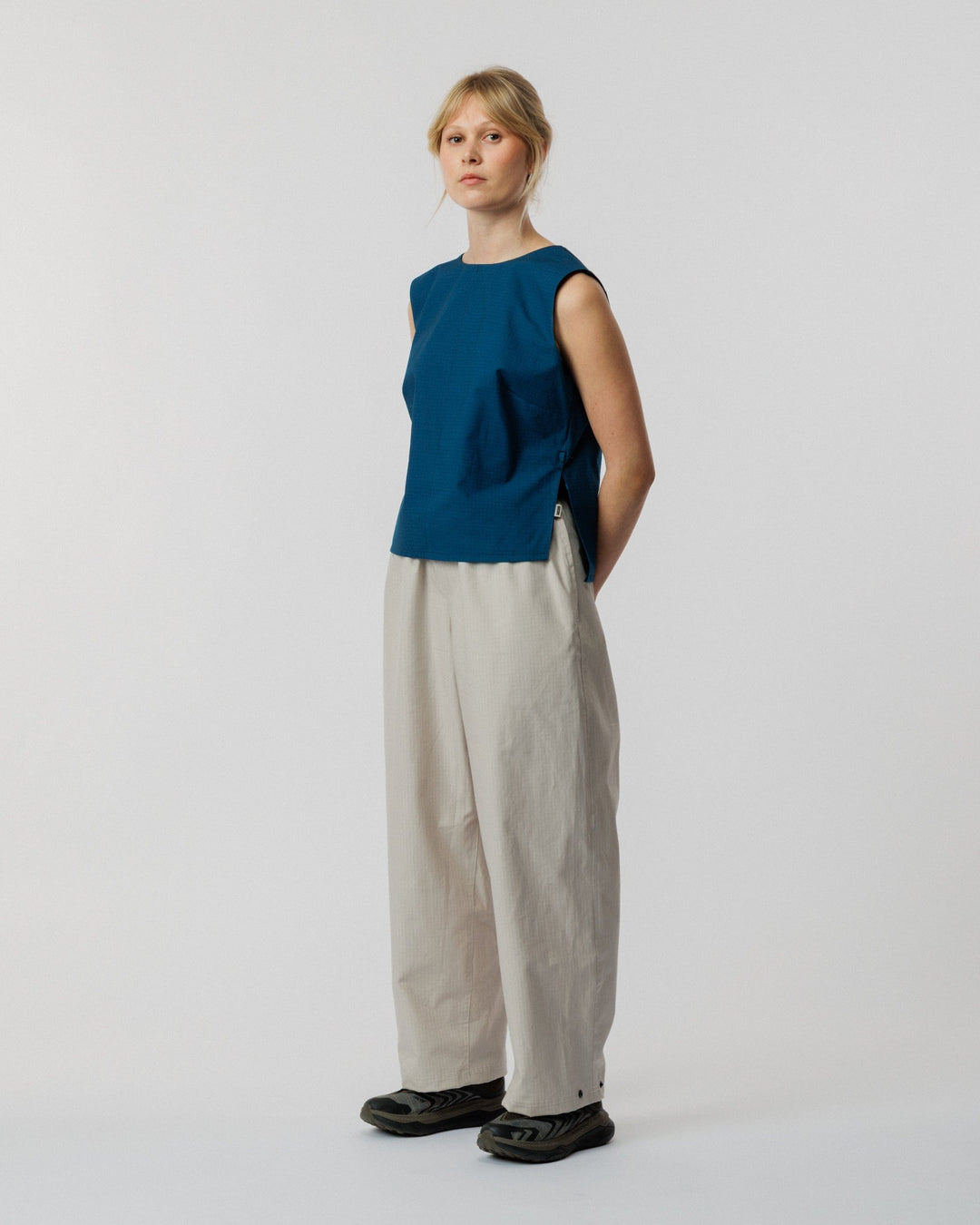 Aimee Tie Top - Marine