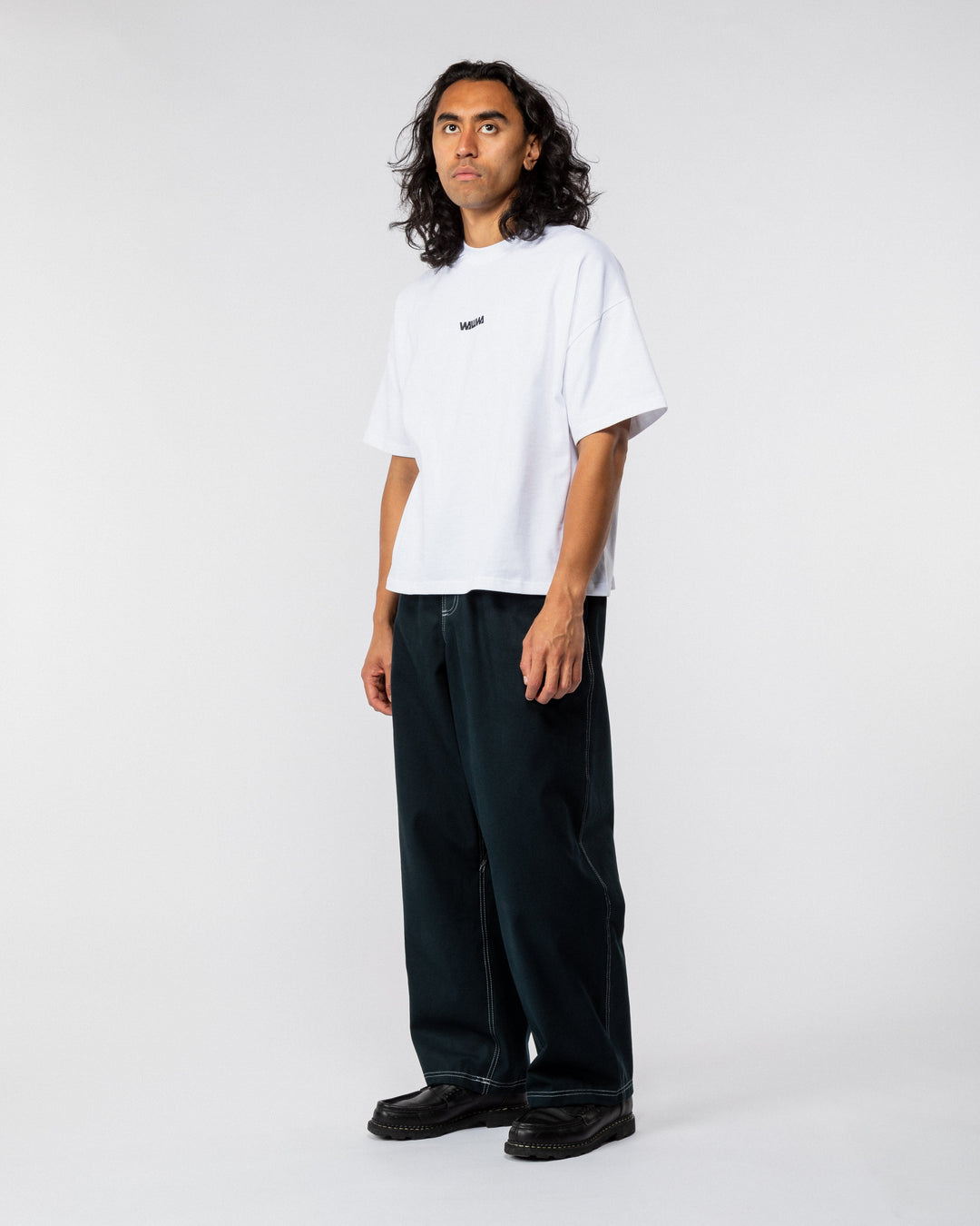 Zama Pant - Navy/White
