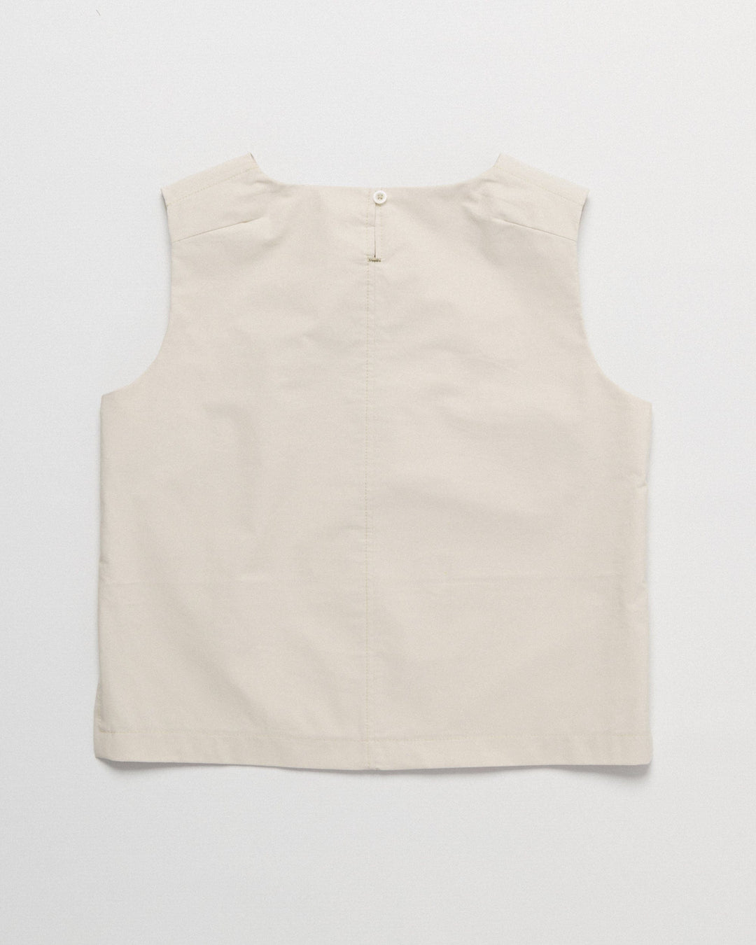 Aimee Poplin Top - Stone