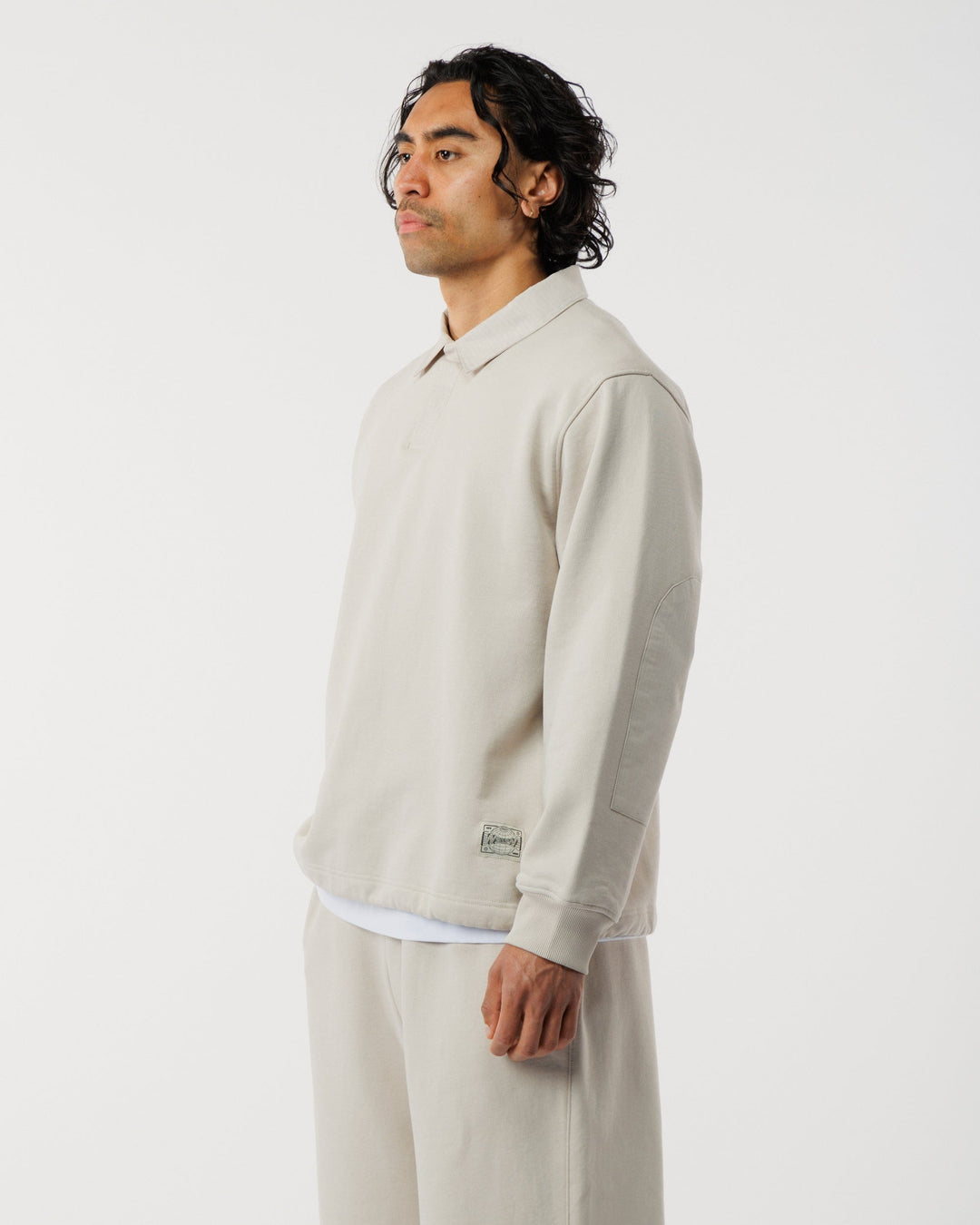 Ellis Rugby Sweatshirt - Stone