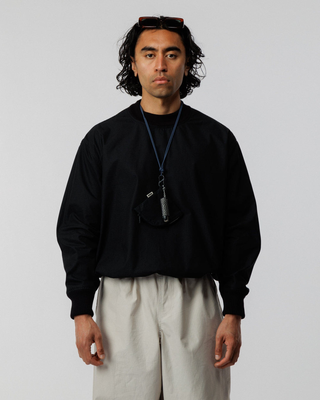 Ripstop Pullover - Black