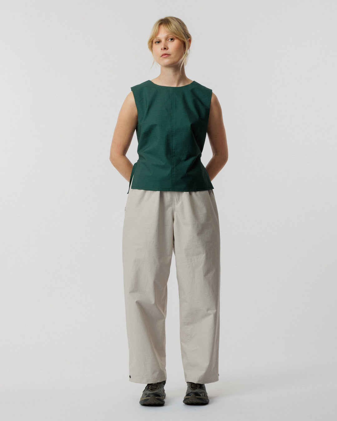 Aimee Tie Top- Pine