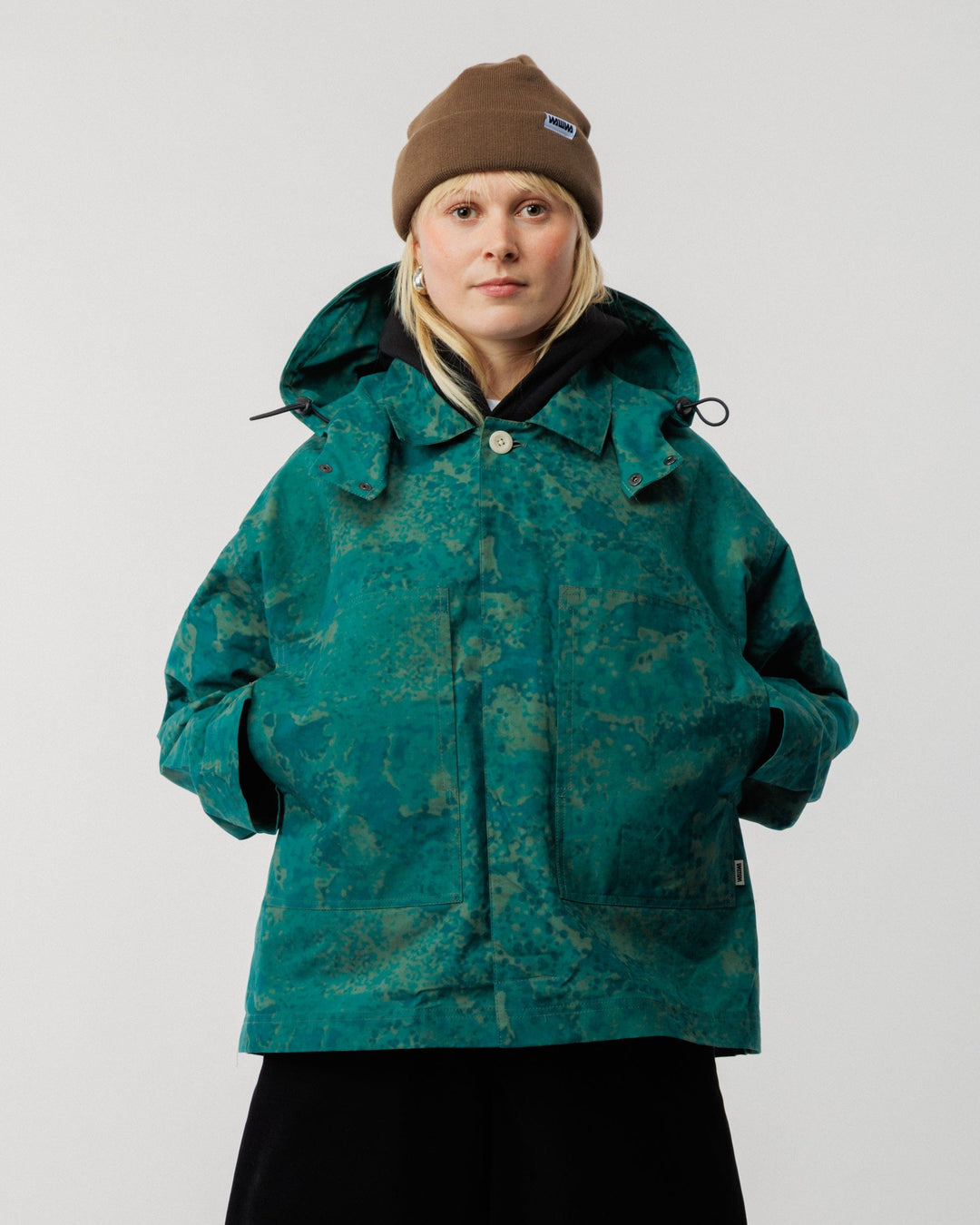 Nell Overshirt & Hood Set - Blue Ink