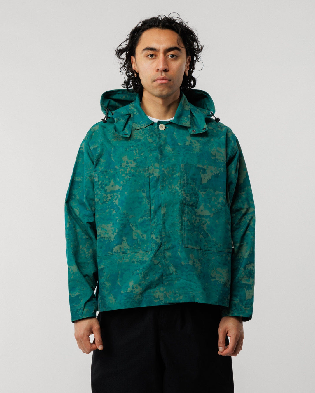 Nell Overshirt & Hood Set - Blue Ink