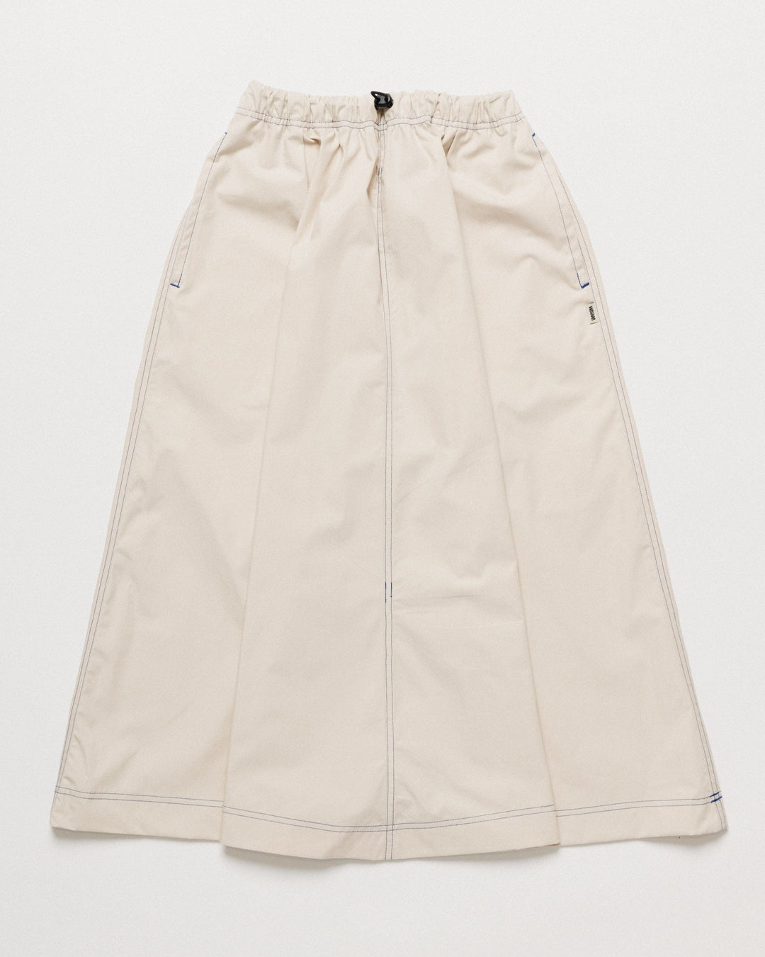 Ayla Poplin Skirt - Stone/Cobalt Blue