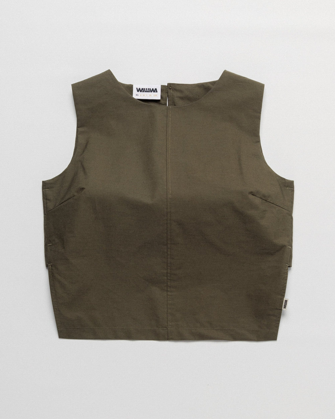 Aimee Poplin Top - Khaki
