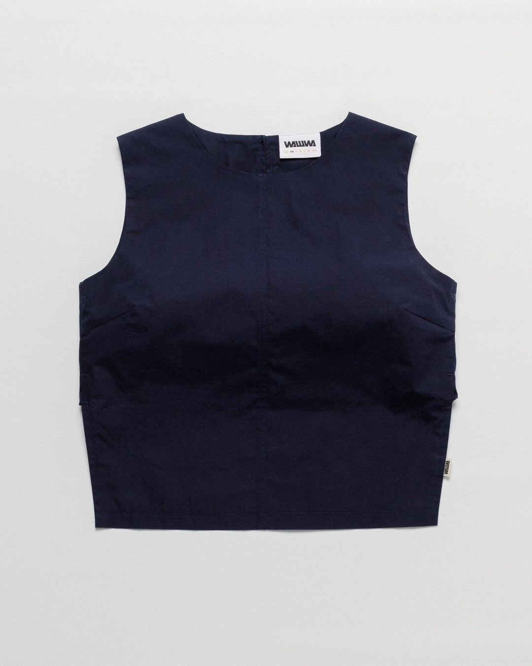 Aimee Poplin Top - Indigo Blue