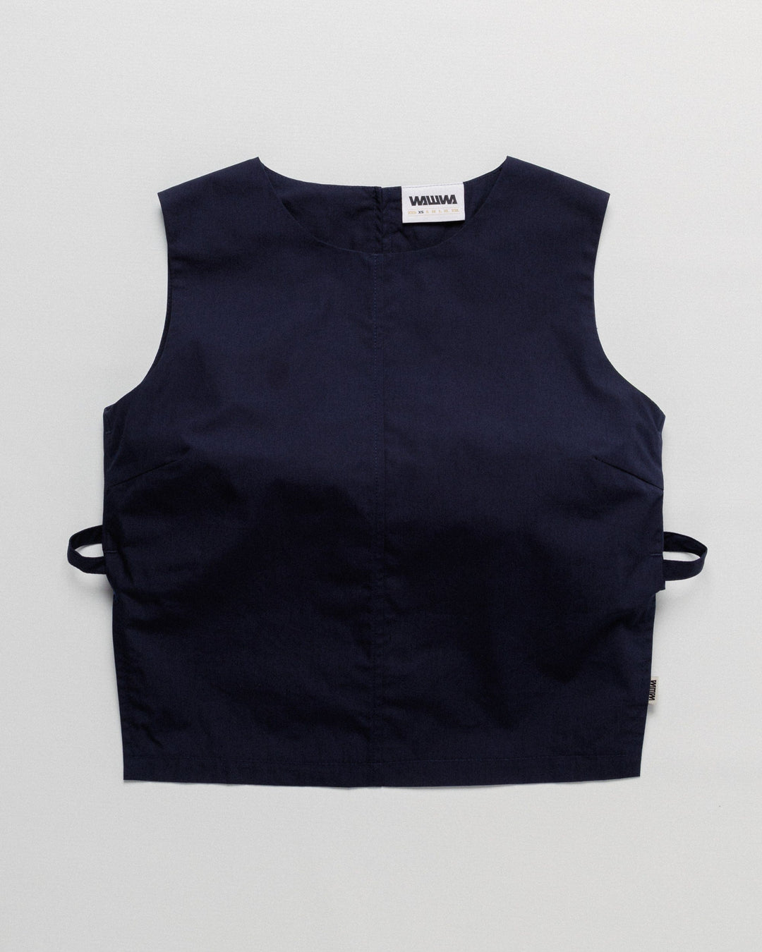 Aimee Poplin Top - Indigo Blue