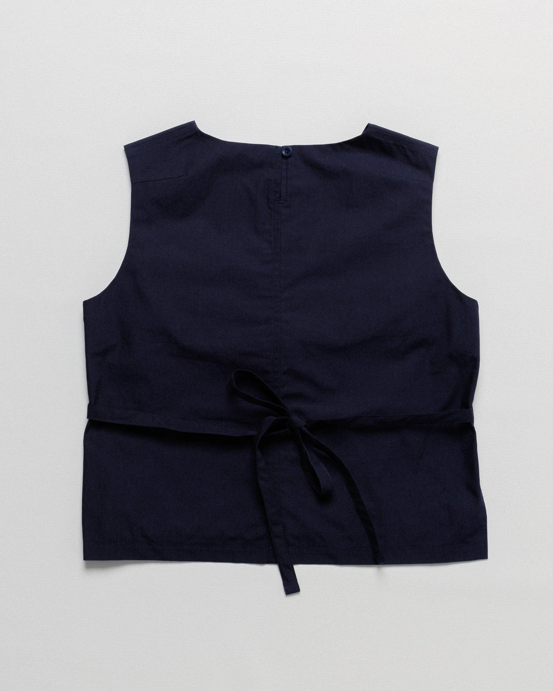 Aimee Poplin Top - Indigo Blue