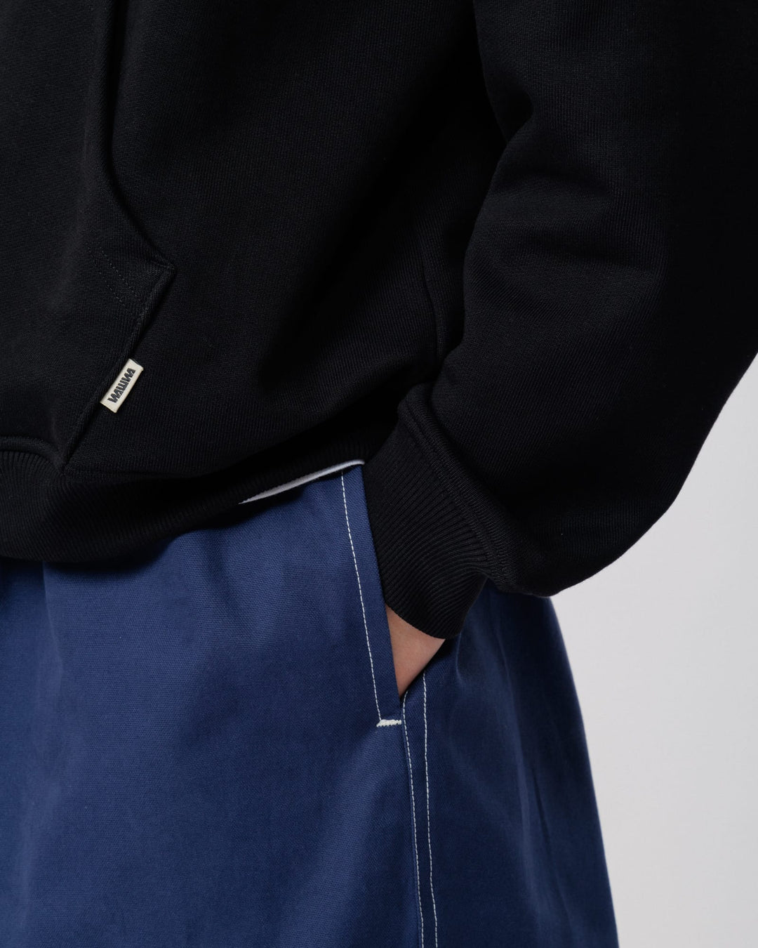 Zama Pant - Navy/White