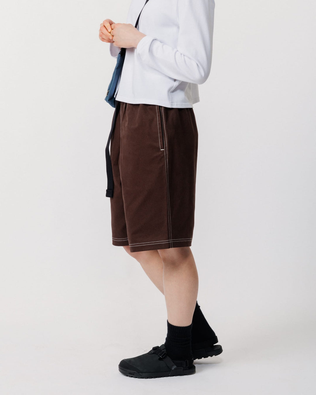 Zama Shorts - Brown/White