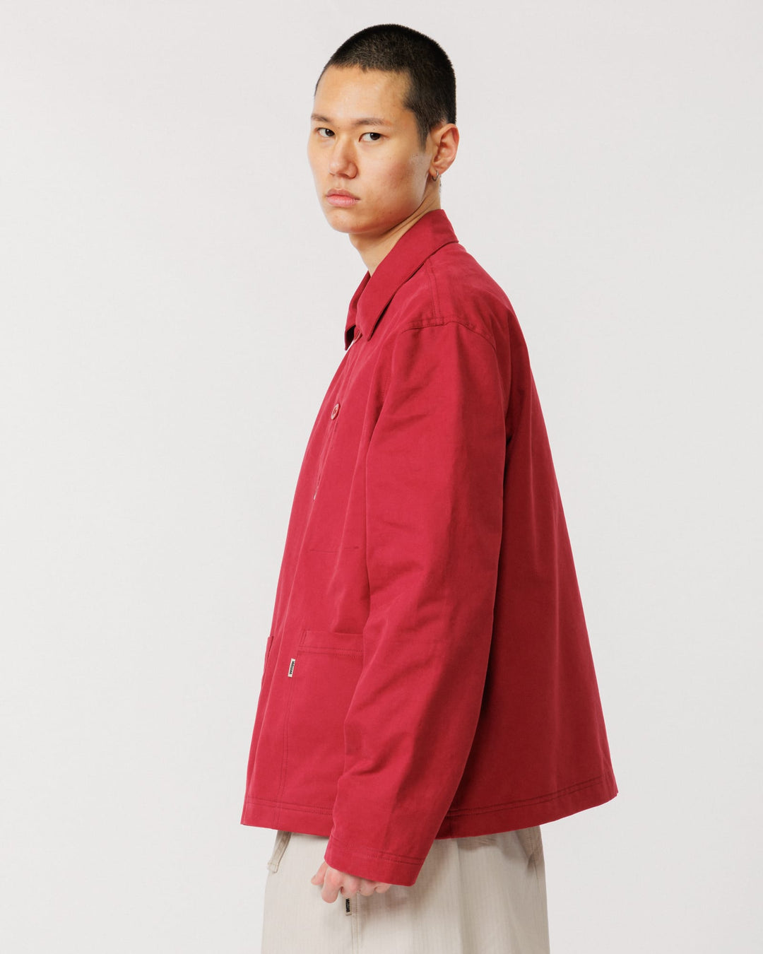 Mill Overshirt V2 - Maroon