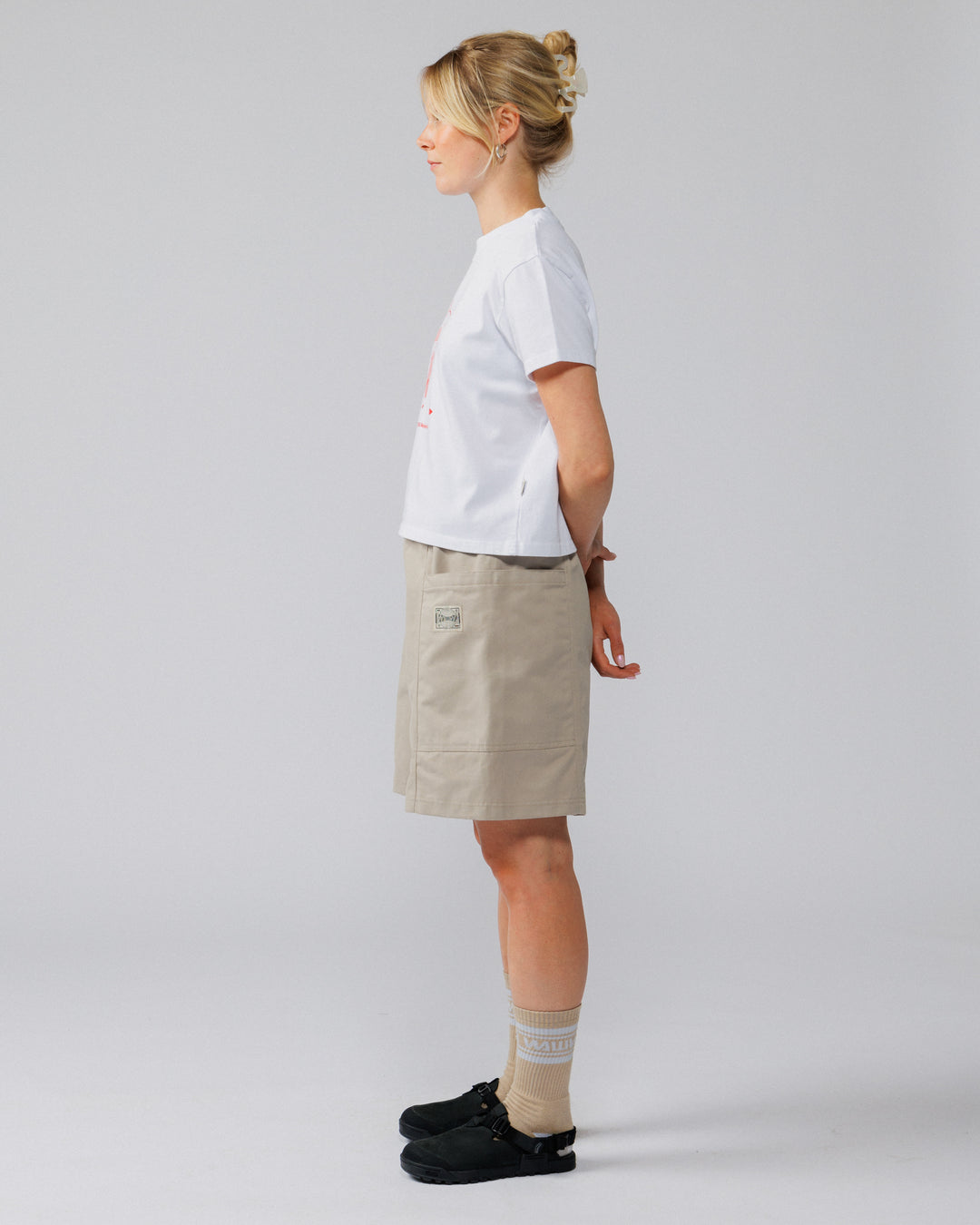 Twill Studio Shorts - Stone