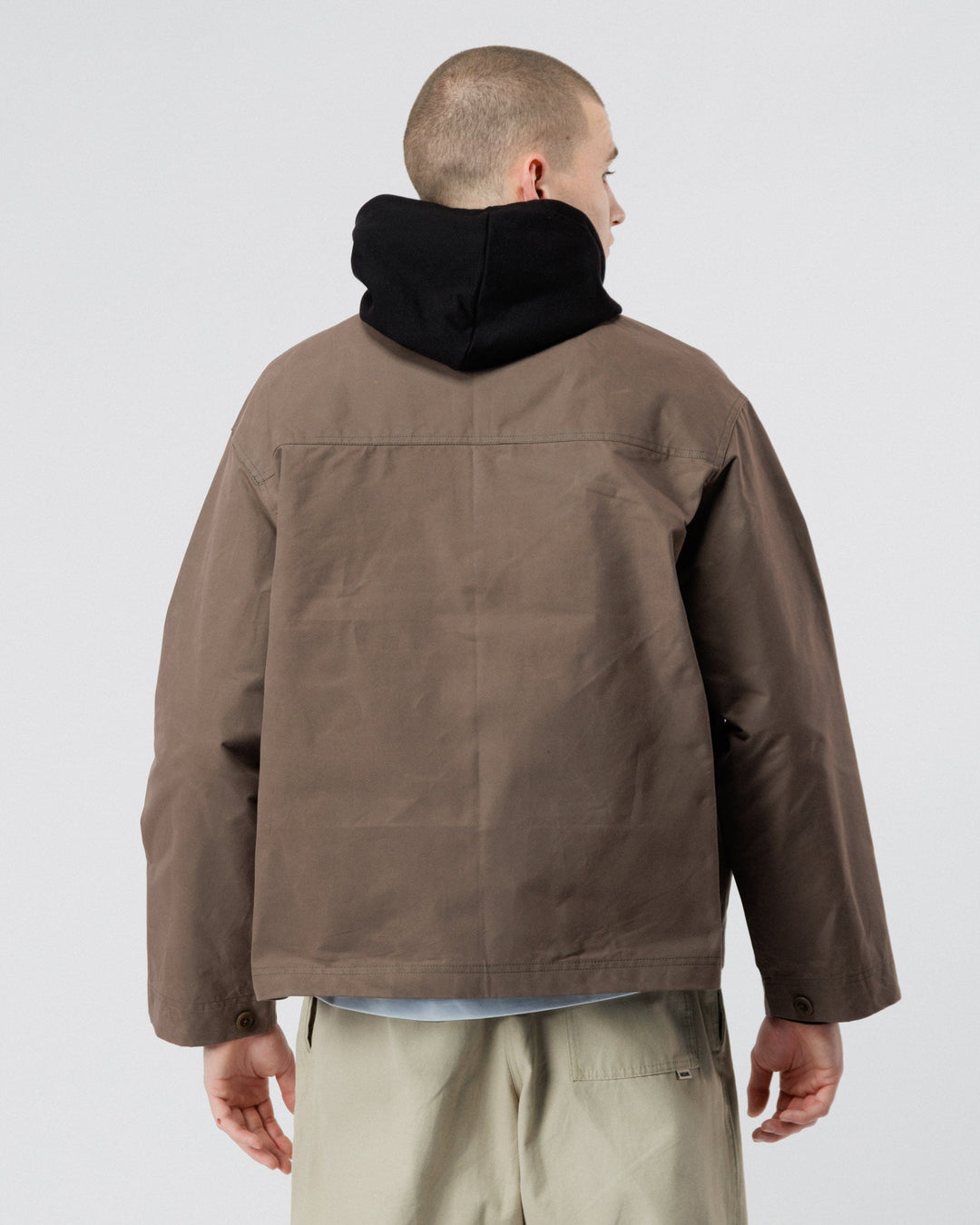 Nell Overshirt & Hood Set - Bracken Brown