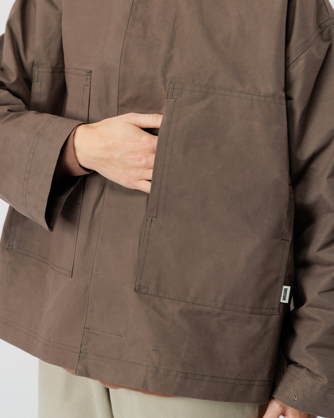 Nell Overshirt & Hood Set - Bracken Brown
