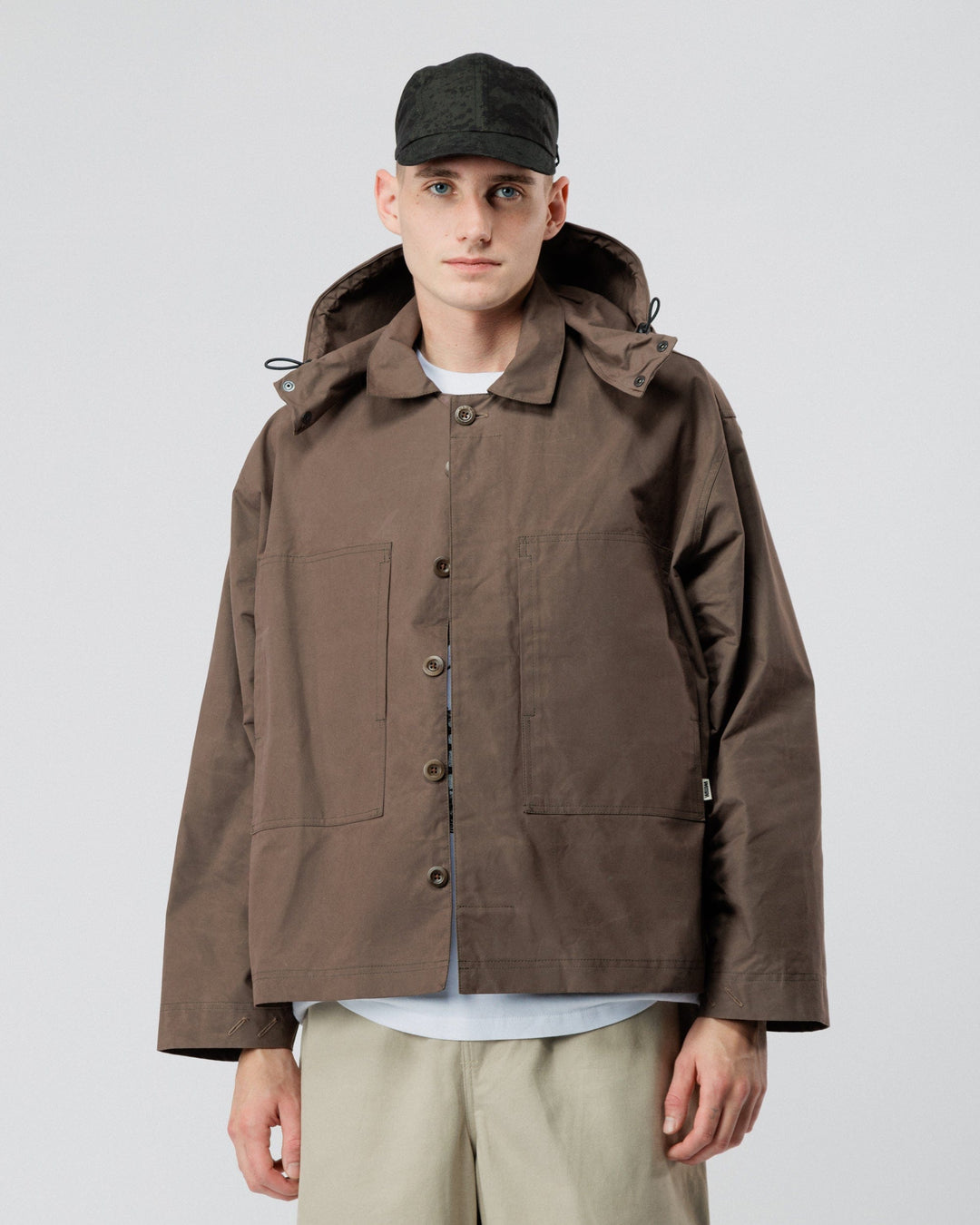 Nell Overshirt & Hood Set - Bracken Brown