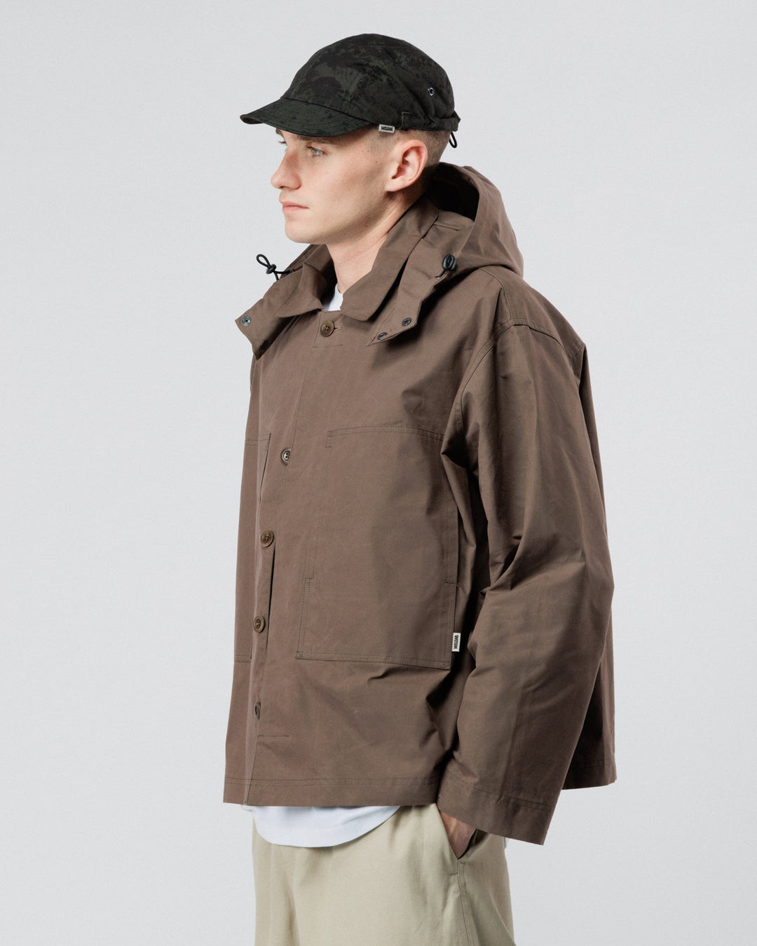 Nell Overshirt & Hood Set - Bracken Brown