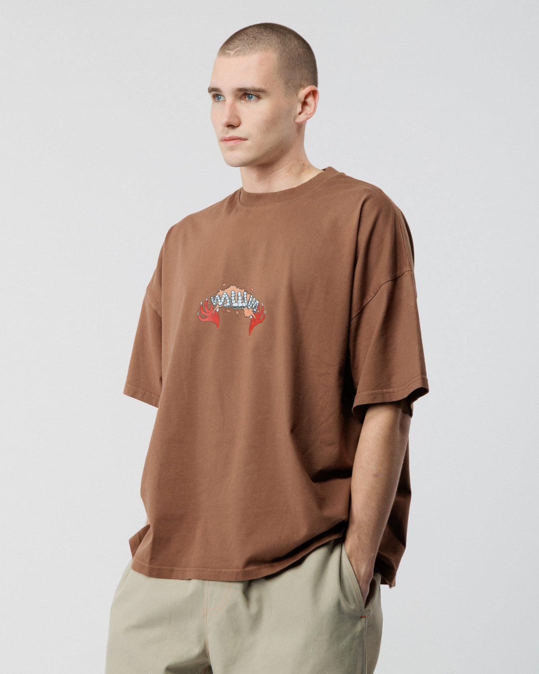 Caster Box T-Shirt - Brown