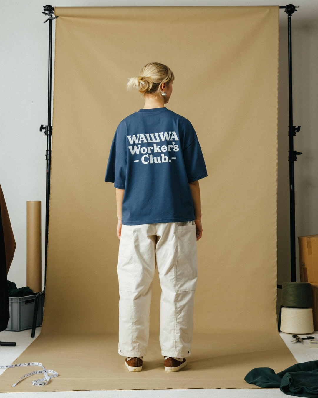 Worker's Box T-Shirt - Navy