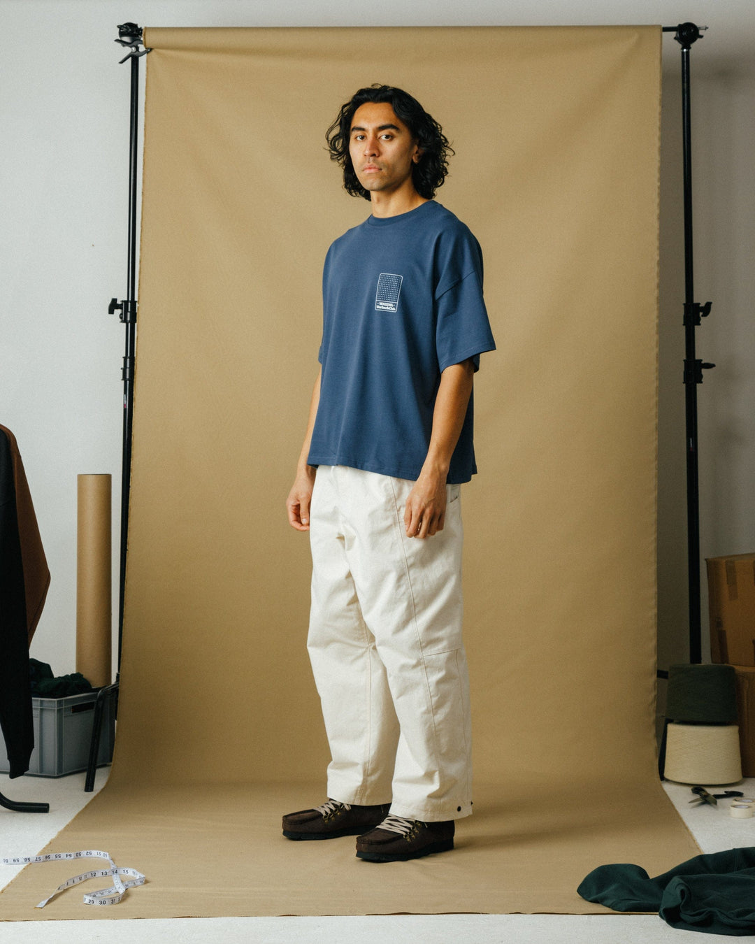 Worker's Box T-Shirt - Navy