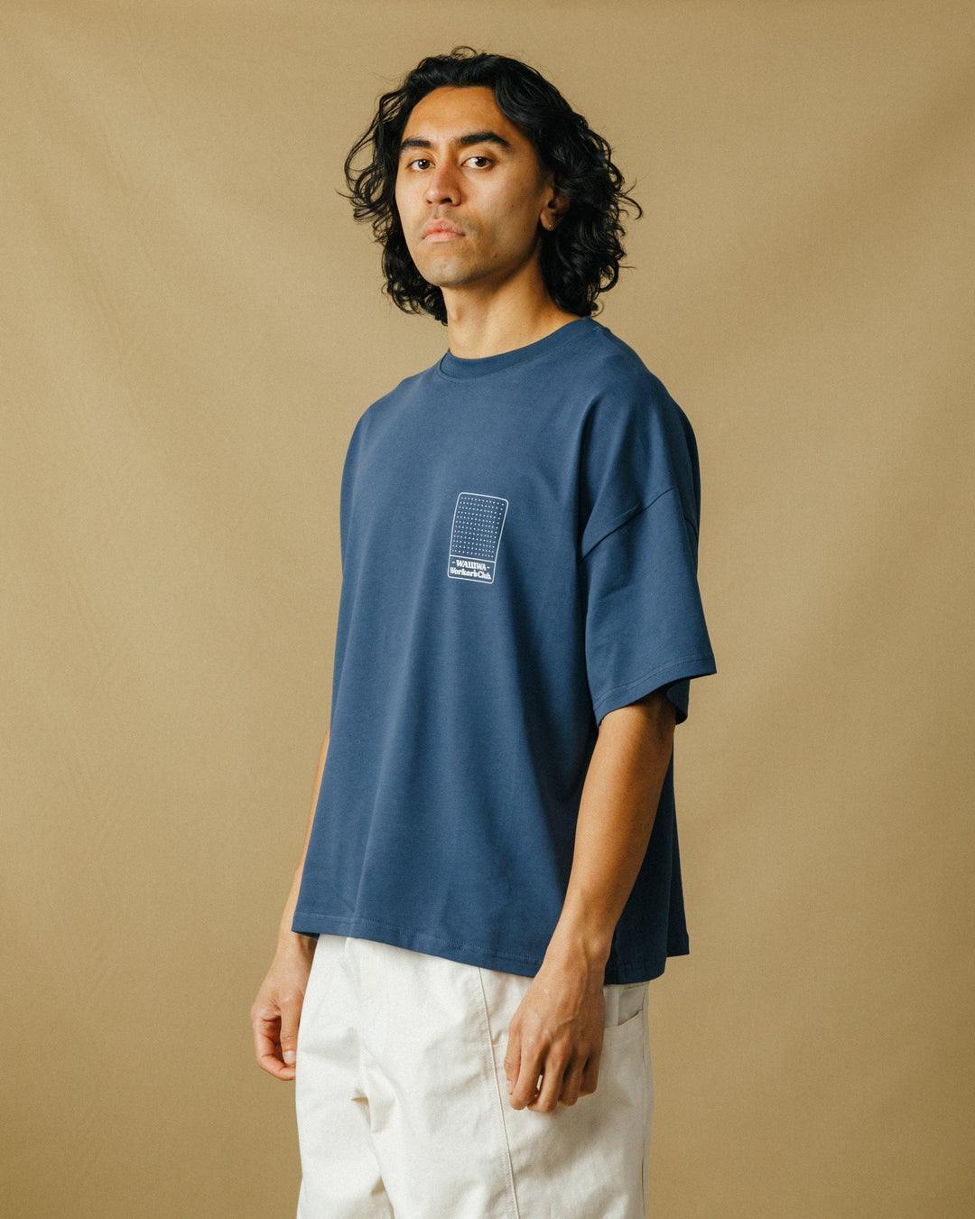 Worker's Box T-Shirt - Navy