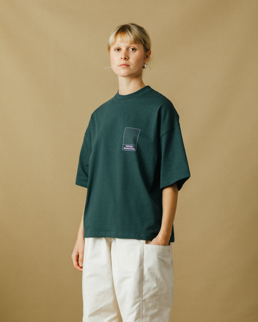 Worker's Box T-Shirt - Forest Green