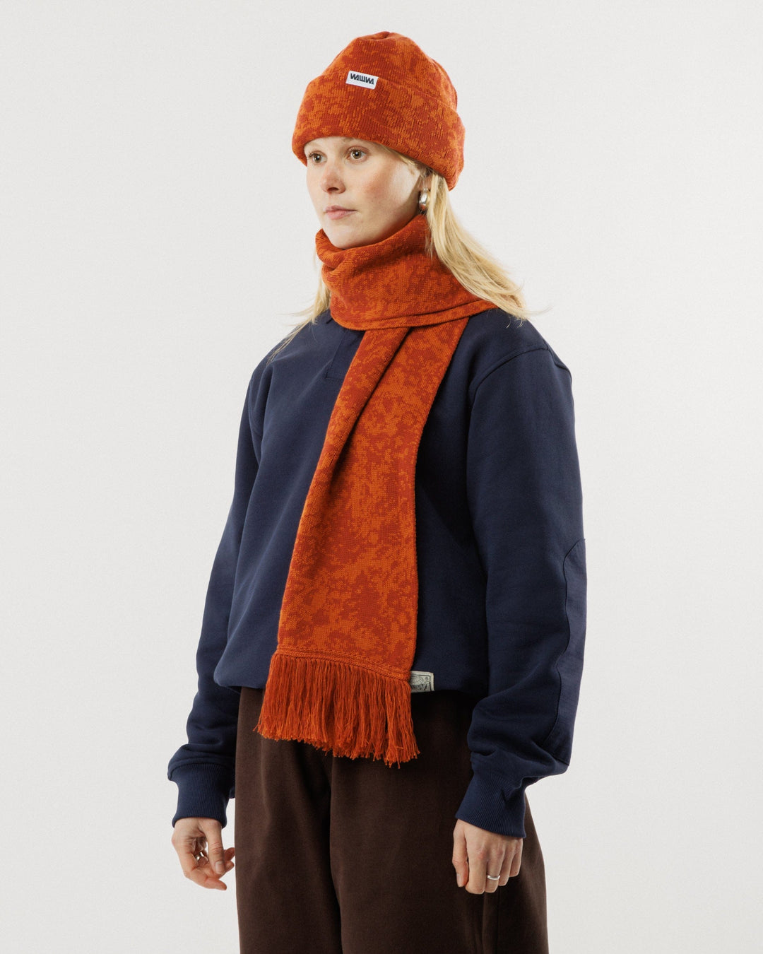 Barley Hat - Terracotta & Rust