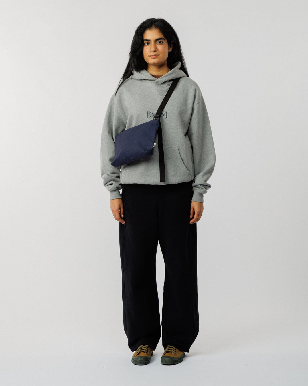 Mini Water Resistant Messenger Bag - Petrol