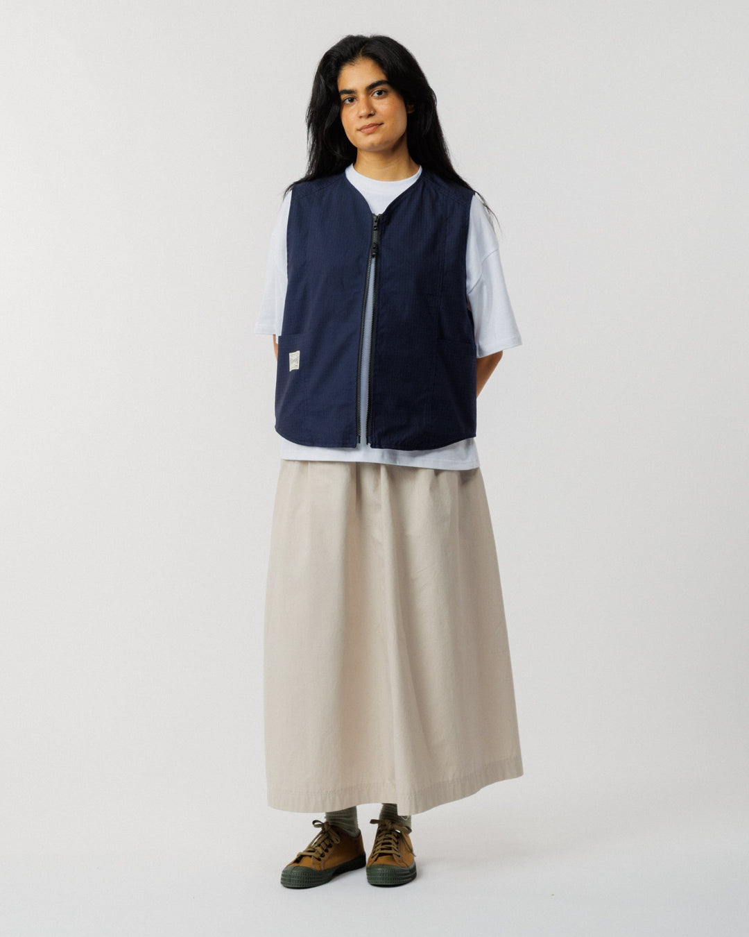 Ripstop Studio Vest - Navy