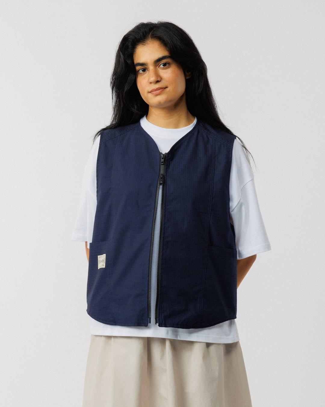 Ripstop Studio Vest - Navy