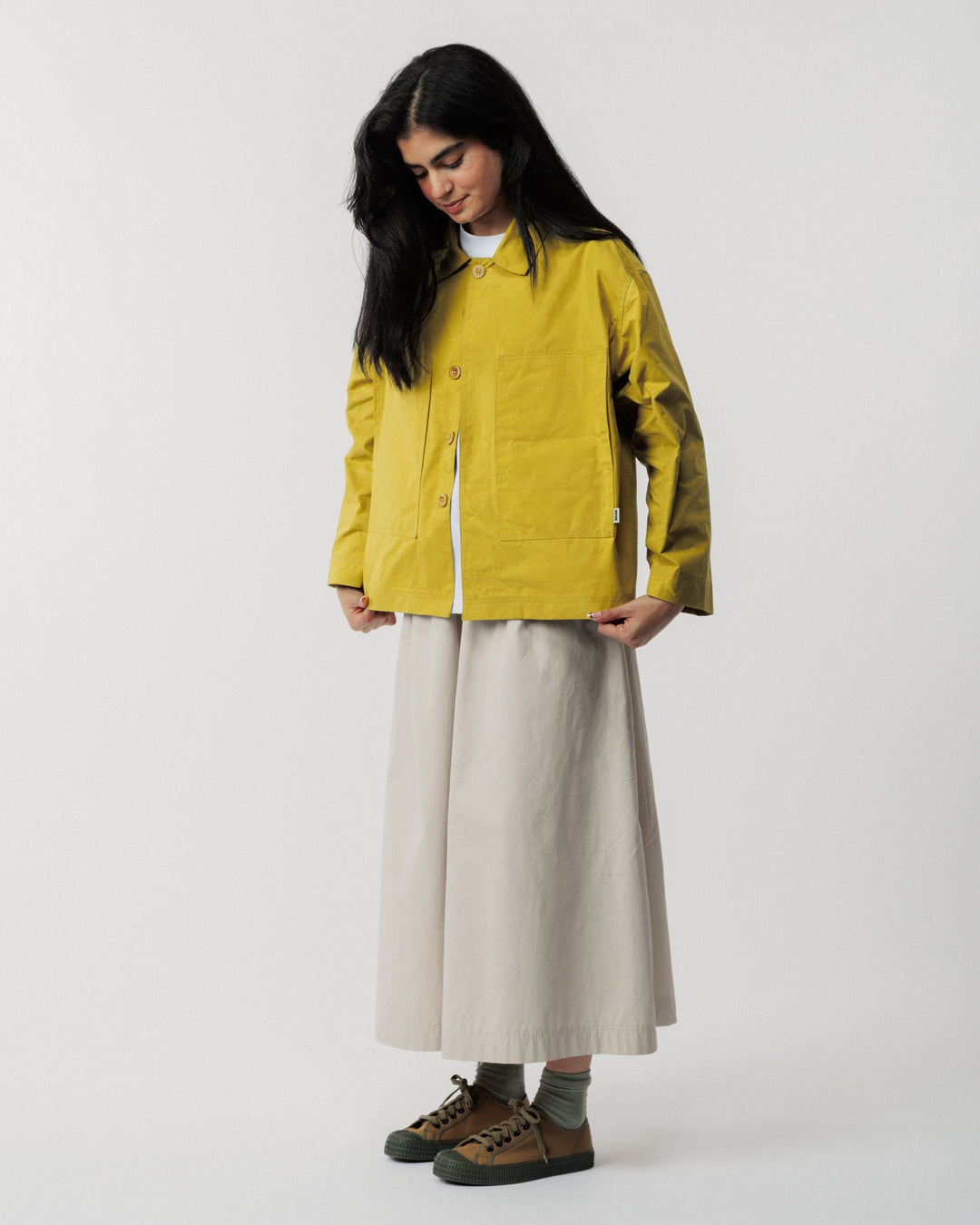 Nell Overshirt - Chartreuse