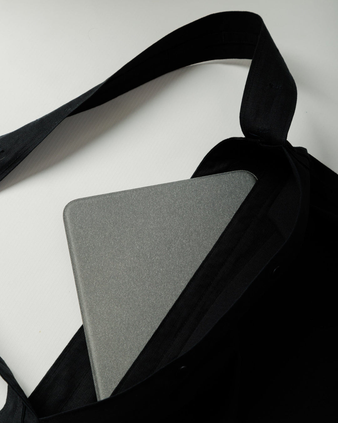 Ripstop Bar Tack Tote Bag - Black