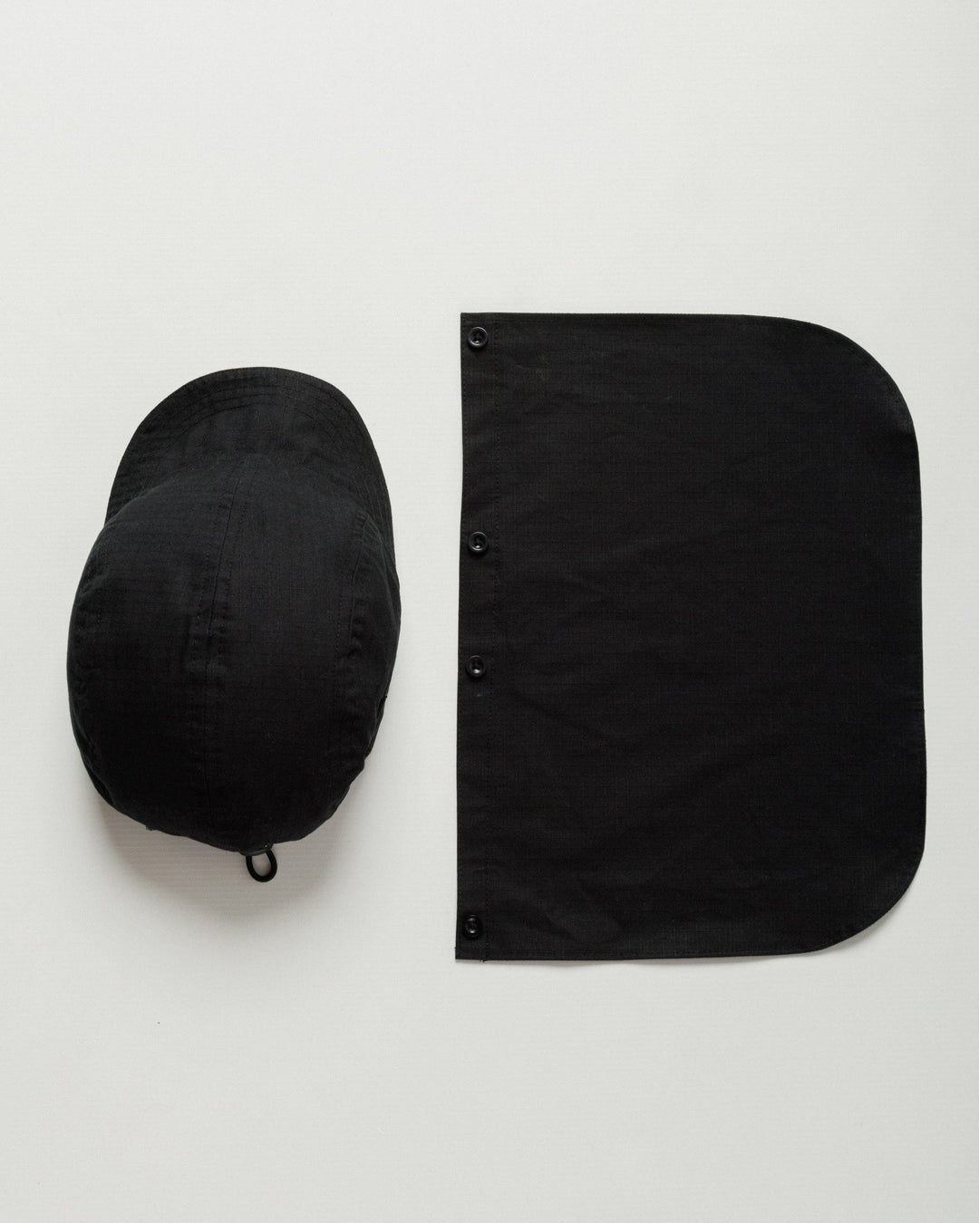 Ripstop  Reversible Oak Cap - Black/Stone