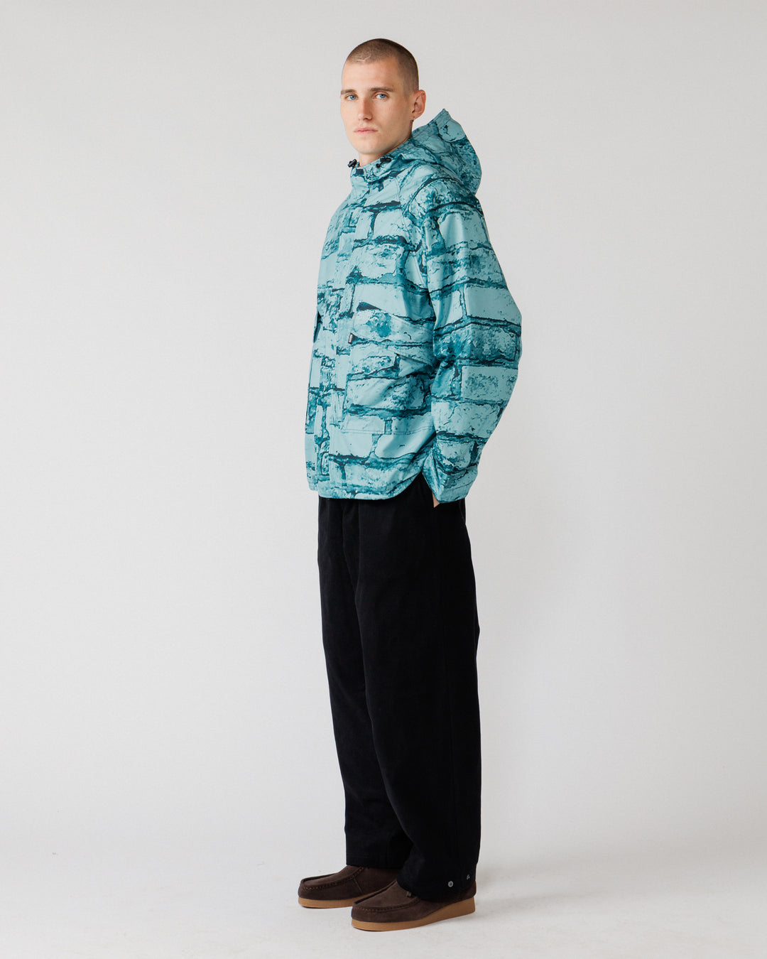 Roam Raglan Jacket - Blue Brick Camo