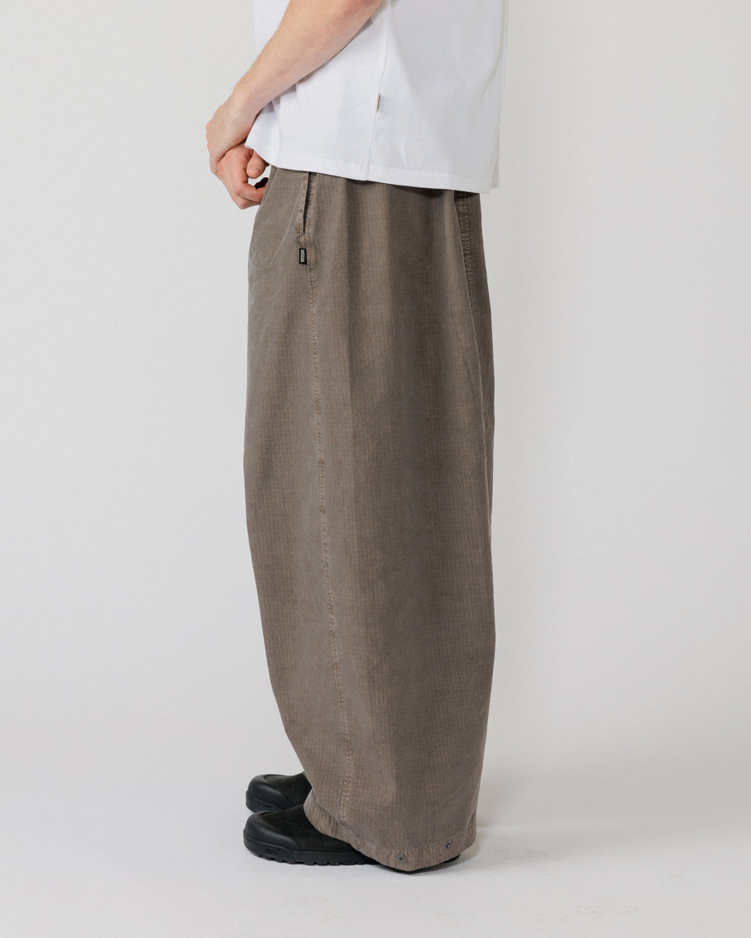 Garment Dyed Atlas Pants - Fawn Brown